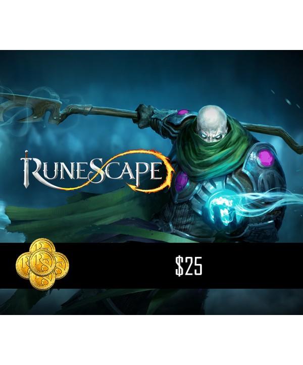 Runescape $25 Prepaid Game Card PC Key GLOBAL